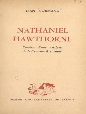 cover image of Nathaniel Hawthorne